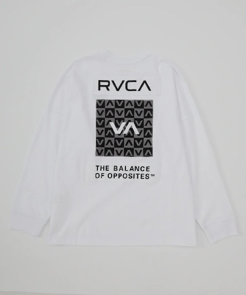 RVCA キッズ PATCH BALANCE LT ロンＴ 【2024年秋冬モデル】/ルーカキッズバックプリントロゴ長袖ロンT（Tシャツ/カットソー）｜RVCA（ルーカ）
