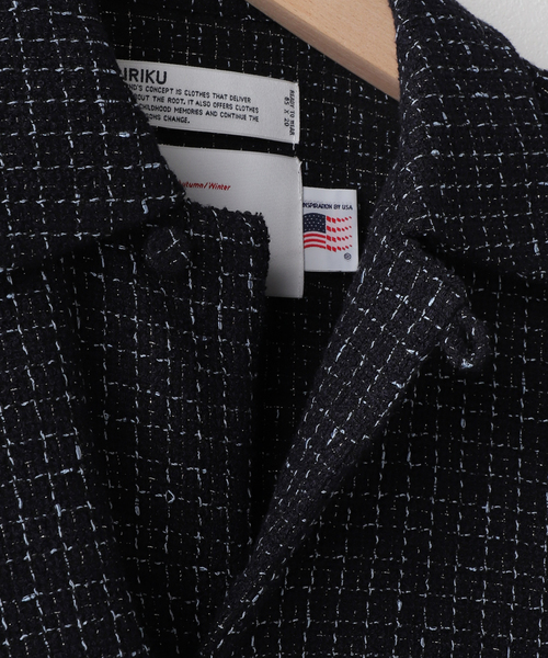 トップス DAIRIKU 24aw Tweed Mountain Rib Shirts ダイリク】Tweed Mountain Rib Shirt – GQ SHOP