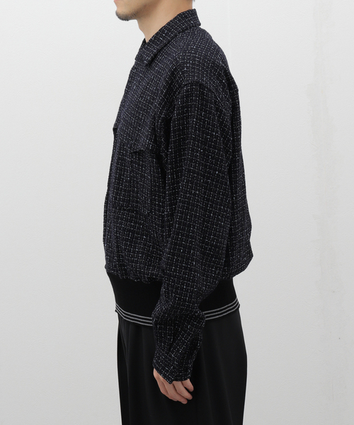 DAIRIKU / ダイリク】Tweed Mountain Rib Shirt（シャツ/ブラウス