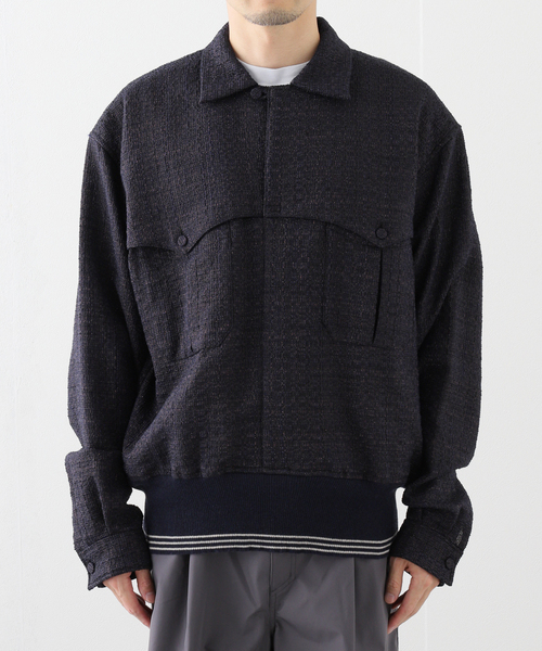 DAIRIKU / ダイリク】Tweed Mountain Rib Shirt（シャツ/ブラウス