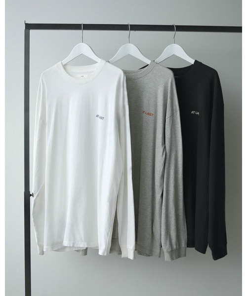 ストライプ柄 長袖Tシャツ　アンヌーク ànuke online store（アンヌーク） / Pattern Big Long T