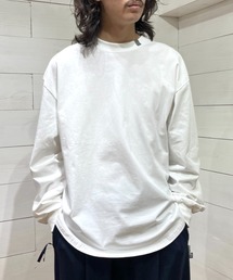 SUPERTHANKS | タック入りベーシックロングTシャツ/Refined L/S T-shirt(Tシャツ/カットソー)
