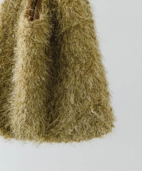 RODE SKO（ロデスコ）の「ラメシャギーショッパー（トートバッグ・レディース・ブラック/ブラウン/ベージュ・ONE）」の4枚目の写真