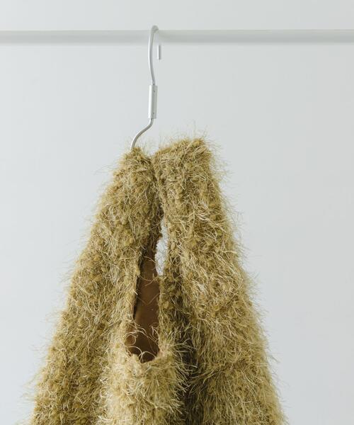 RODE SKO（ロデスコ）の「ラメシャギーショッパー（トートバッグ・レディース・ブラック/ブラウン/ベージュ・ONE）」の5枚目の写真