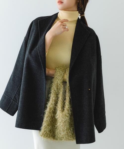 RODE SKO（ロデスコ）の「ラメシャギーショッパー（トートバッグ・レディース・ブラック/ブラウン/ベージュ・ONE）」の9枚目の写真