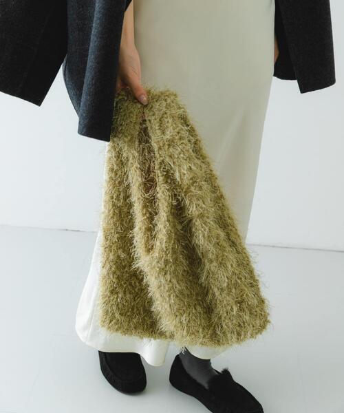 RODE SKO（ロデスコ）の「ラメシャギーショッパー（トートバッグ・レディース・ブラック/ブラウン/ベージュ・ONE）」の12枚目の写真