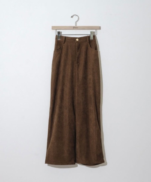 flower(フラワー)の「グラッドコーデュロイパンツ(その他パンツ・レディース・ブラウン/アイボリー・FREE)」の14枚目の写真