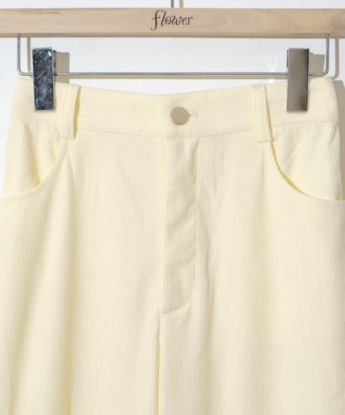 flower(フラワー)の「グラッドコーデュロイパンツ(その他パンツ・レディース・ブラウン/アイボリー・FREE)」の19枚目の写真