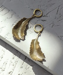 【LIMITED NUMBER】フェザーワンタッチピアス