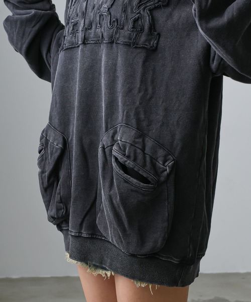 A'GEM/9 × .kom 『ARULE/アルール』 ショルダーZIPパーカー（パーカー）｜ARULE（アリュール）