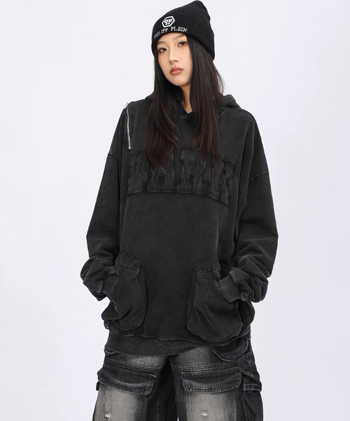 A'GEM/9 × .kom 『ARULE/アルール』 ショルダーZIPパーカー（パーカー）｜ARULE（アリュール）