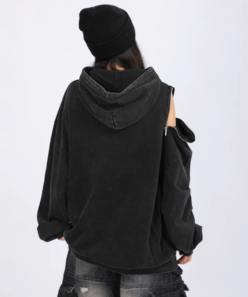 A'GEM/9 × .kom 『ARULE/アルール』 ショルダーZIPパーカー（パーカー）｜ARULE（アリュール）