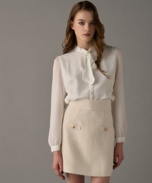emiriawiz | Elegant Tweed Mini Skirt(スカート)