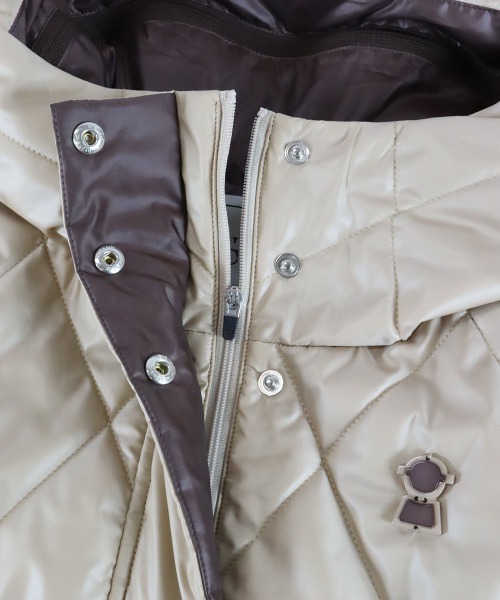 STUDIO PICONE(スタジオピッコーネ)の「キルティング中綿ベスト(ベスト・レディース・ブラック/レッド/ベージュ・M/L/LL)」の11枚目の写真