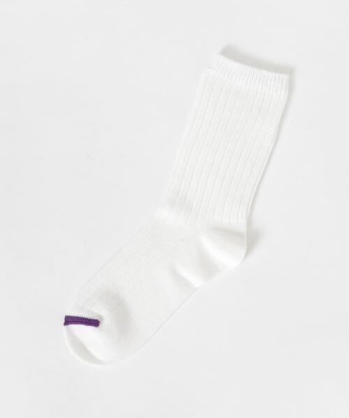 URBAN RESEARCH（アーバンリサーチ）の「『UR TECH』ワイドリブソックス（ソックス/靴下・メンズ・ベージュ/オフホワイト/グレー/ブラック・25-28）」の14枚目の写真