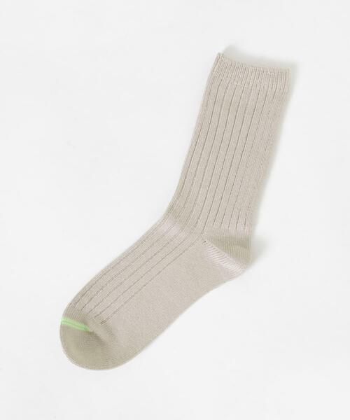 URBAN RESEARCH（アーバンリサーチ）の「『UR TECH』ワイドリブソックス（ソックス/靴下・メンズ・ベージュ/オフホワイト/グレー/ブラック・25-28）」の9枚目の写真