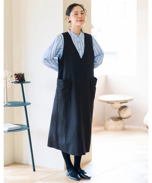 and myera（アンド マイラ）の「ａｎｄ　ｍｙｅｒａ　ストライプなシャツ（シャツ/ブラウス・レディース・ホワイト系その他/ブルー・LL/L/M/S）」の14枚目の写真