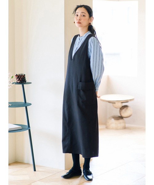 and myera（アンド マイラ）の「ａｎｄ　ｍｙｅｒａ　ストライプなシャツ（シャツ/ブラウス・レディース・ホワイト系その他/ブルー・LL/L/M/S）」の15枚目の写真