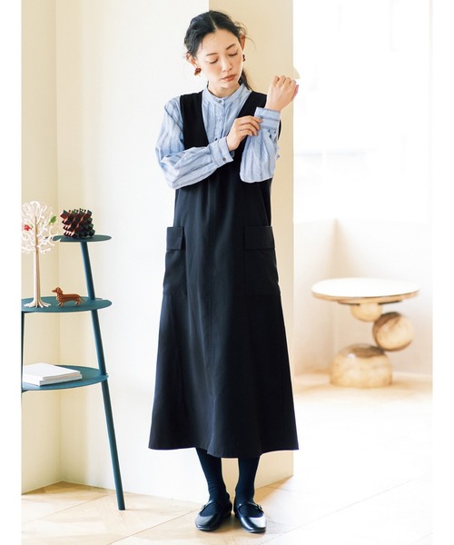 and myera（アンド マイラ）の「ａｎｄ　ｍｙｅｒａ　ストライプなシャツ（シャツ/ブラウス・レディース・ホワイト系その他/ブルー・LL/L/M/S）」の16枚目の写真