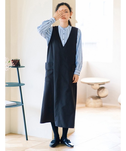 and myera（アンド マイラ）の「ａｎｄ　ｍｙｅｒａ　ストライプなシャツ（シャツ/ブラウス・レディース・ホワイト系その他/ブルー・LL/L/M/S）」の17枚目の写真