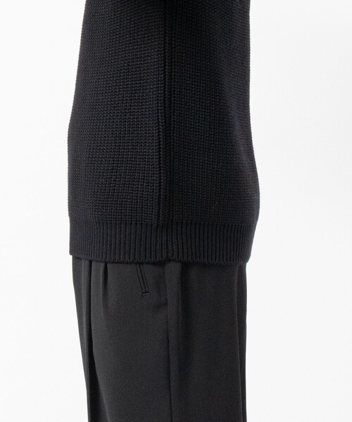 BATONER（バトナー）の「【BATONER/バトナー】SIGNATURE CREW NECK（ニット/セーター・メンズ・グレイッシュベージュ/ベージュ/ダークグレー/ブラック/ダークグリーン/ブラウン/アイボリー・3/2/1）」の16枚目の写真