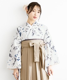 SOUBIEN(ソウビエン)のfloroレディース袴4点セット (着物・襦袢・下帯・袴)(着物)