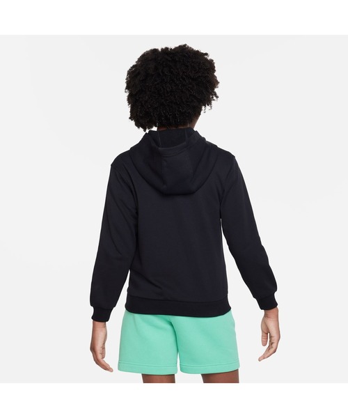 NIKE（ナイキ）の「ナイキ NIKE ナイキ YTH NSW クラブ FT フルジップ L/S フーディ LBR（パーカー・キッズ・グレー/ブラック・140cm/150cm/160cm/130cm）」の3枚目の写真