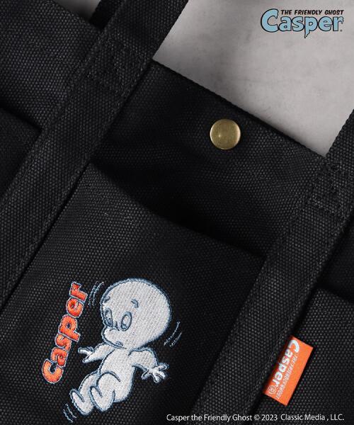 Right-on(ライトオン)の「Other(ソノタ)【キッズ】【Casper】ロゴバッグ(トートバッグ・キッズ・ブラック・フリー)」の2枚目の写真