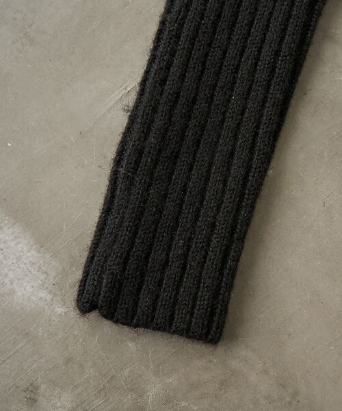 coen（コーエン）の「リブニットアームウォーマー（手袋・レディース・ナチュラル/ダークグレー/ブラック/ベージュ・FREE）」の8枚目の写真