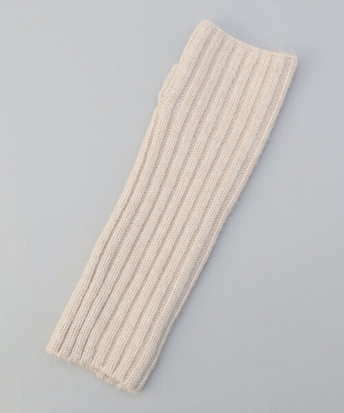 coen（コーエン）の「リブニットアームウォーマー（手袋・レディース・ナチュラル/ダークグレー/ブラック/ベージュ・FREE）」の15枚目の写真