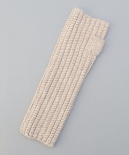 coen（コーエン）の「リブニットアームウォーマー（手袋・レディース・ナチュラル/ダークグレー/ブラック/ベージュ・FREE）」の16枚目の写真