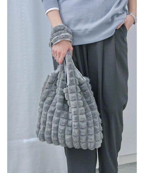 セール】リバーシブルファートートバッグ（ハンドバッグ）｜Samansa