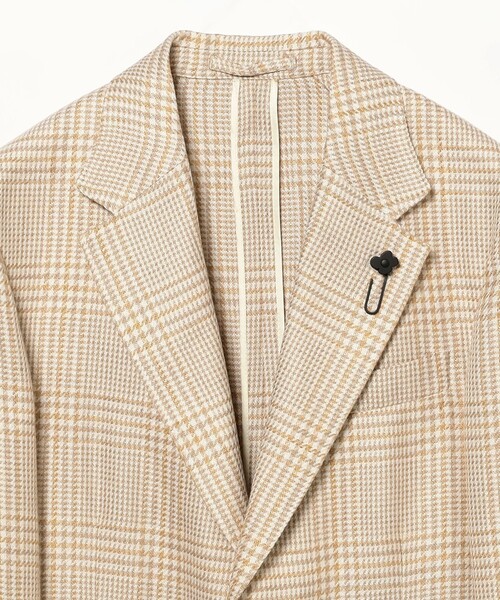 セール】LARDINI / ROMA コットンリネン グレンチェック
