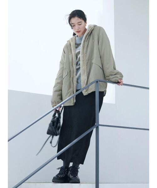 Samansa Mos2 blue（サマンサモスモスブルー）の「マーブル柄フェザーヤーンニットプルオーバー（ニット/セーター・レディース・グレー/ブルー/イエロー・F）」の5枚目の写真