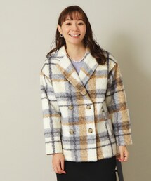 ITS'DEMO | ◆ブークレチェックコート(チェスターコート)