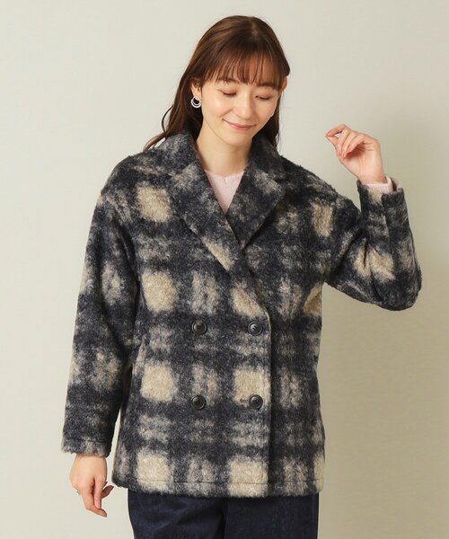 セール】ブークレチェックコート（チェスターコート）｜ITS'DEMO