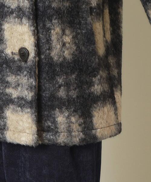 ITS'DEMO（イッツデモ）の「◆ブークレチェックコート（チェスターコート・レディース・アイボリー系1/ブラック系1・00）」の17枚目の写真