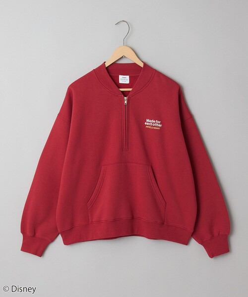 coen（コーエン）の「【Disney／ディズニー】coen限定 バックプリントハーフジップスウェット（スウェット・レディース・ダークグレー/ナチュラル/レッド・M/L）」の17枚目の写真