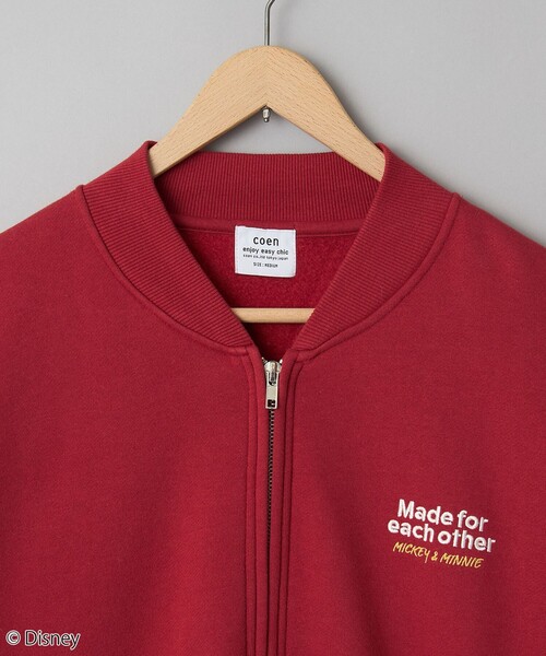 coen（コーエン）の「【Disney／ディズニー】coen限定 バックプリントハーフジップスウェット（スウェット・レディース・ダークグレー/ナチュラル/レッド・M/L）」の19枚目の写真