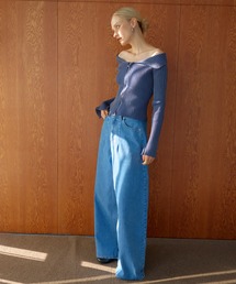 【最終値下げ】ウォンエムWONEM バックハートジーンズ WONEM（ウォンエム）の「バックハートジーンズ（デニムパンツ）」 - WEAR