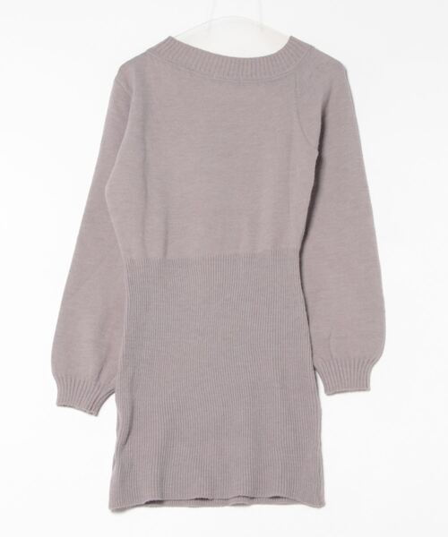 frunco（フランコ）の「ニットワンピース（ワンピース・レディース・ホワイト/ブラック/グレー・FREE）」の4枚目の写真