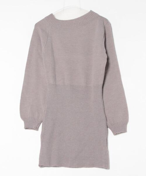 frunco（フランコ）の「ニットワンピース（ワンピース・レディース・ホワイト/ブラック/グレー・FREE）」の3枚目の写真