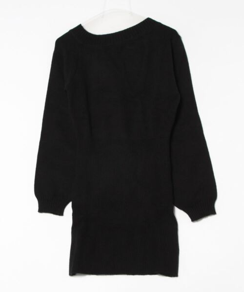frunco（フランコ）の「ニットワンピース（ワンピース・レディース・ホワイト/ブラック/グレー・FREE）」の2枚目の写真