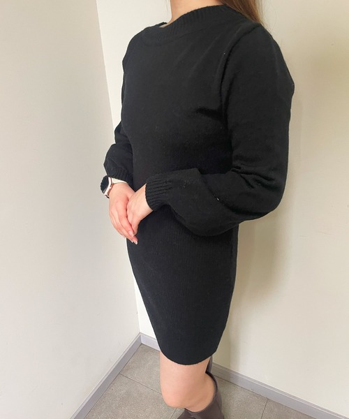 frunco（フランコ）の「ニットワンピース（ワンピース・レディース・ホワイト/ブラック/グレー・FREE）」の15枚目の写真