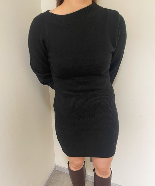 frunco（フランコ）の「ニットワンピース（ワンピース・レディース・ホワイト/ブラック/グレー・FREE）」の16枚目の写真