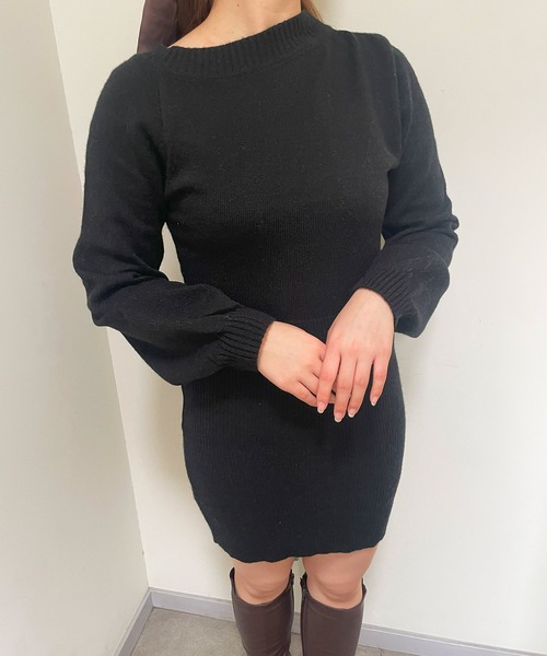 frunco（フランコ）の「ニットワンピース（ワンピース・レディース・ホワイト/ブラック/グレー・FREE）」の18枚目の写真