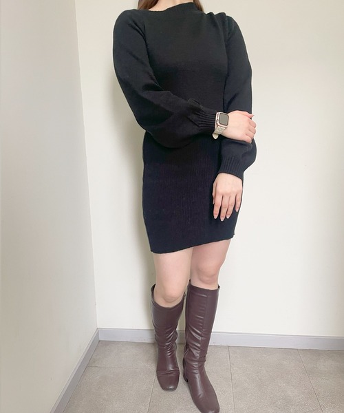 frunco（フランコ）の「ニットワンピース（ワンピース・レディース・ホワイト/ブラック/グレー・FREE）」の19枚目の写真