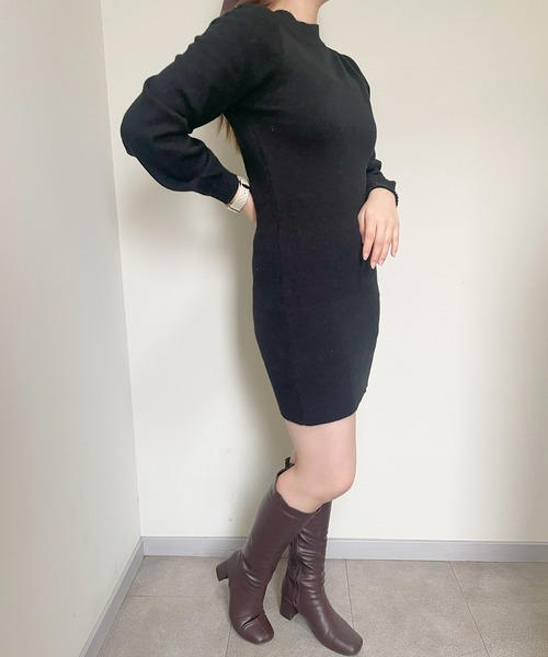 frunco（フランコ）の「ニットワンピース（ワンピース・レディース・ホワイト/ブラック/グレー・FREE）」の22枚目の写真