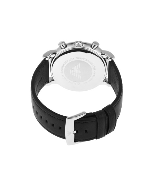 EMPORIO ARMANI(エンポリオアルマーニ)の「エンポリオ・アルマーニ 腕時計 メンズ アナログ レザー AR1828I(アナログ腕時計・メンズ・ブラック・FREE)」の5枚目の写真