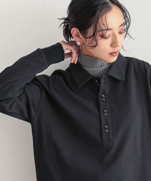 ダブルボタンロングスリーブポロシャツ』（ポロシャツ）｜n'OrLABEL
